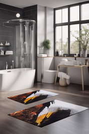 Mijölnir Juego de alfombrillas de baño CT-5016 Multicolor
